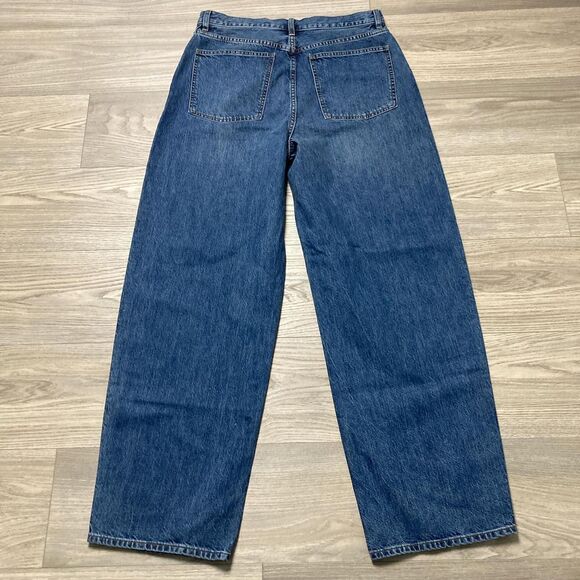 Uniqlo U Baggy Wide Leg Jeans Size 32x32 - Picture 8 of 8